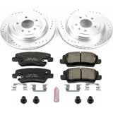 Power Stop 13-15 Cadillac ATS Rear Z23 Evolution Sport Brake Kit