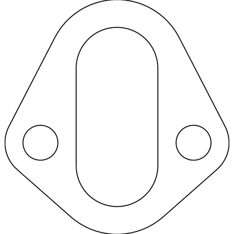 Cometic Chrysler/Ford/GM Fuel Pump Gaskets .031in Fiber - 2 Bolt - 10 Pack