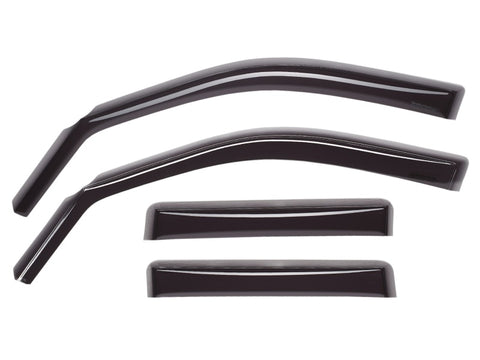 WeatherTech 15-24 Ford Edge (Incl. ST) Front&Rear Side Window Deflectors - Dark Tint