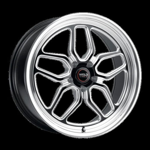 Weld Laguna Drag S152 17x10 / +49 / 5x114.3 / 78.1 CB - Gloss Black W/ Milled Spoke