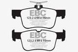 EBC 13+ Ford Fusion 1.6 Turbo Ultimax2 Rear Brake Pads