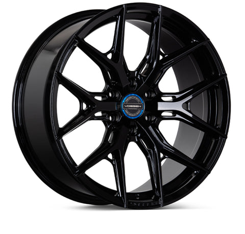 Vossen HF6-4 18x9 / 6x139.7 / ET0 / Super Deep / 106.1 CB - Gloss Black Wheel