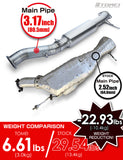TOMEI FULL TITANIUM MID PIPE KIT MAZDA RX-7 FD3S