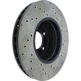 StopTech 09-10 BMW 535i xDrive SportStop Cryo Cross Drilled Front Right Rotor