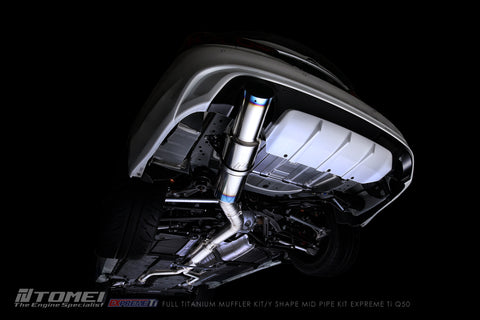 TOMEI FULL TITANIUM MUFFLER KIT INFINITI Q50