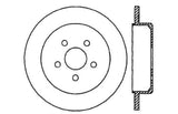 StopTech 03-09 Chrysler PT Cruiser Tur / 03-05 Dodge Neon SRT-4 Rear Left Slotted & Drilled Rotor
