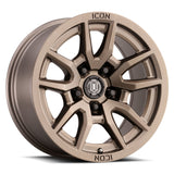 ICON Vector 5 17x8.5 5x5 -6mm Offset 4.5in BS 71.5mm Bore Bronze Wheel