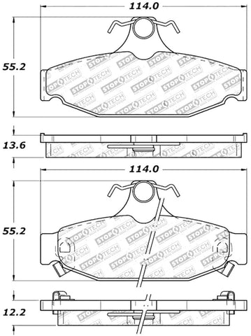 StopTech Performance Brake Pads
