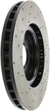 StopTech 03-06 Mitsubishi Lancer Evo AWD Drilled Left Front Rotor