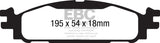 EBC 11-12 Ford Flex 3.5 Greenstuff Front Brake Pads