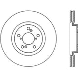 Stoptech 07-13 Acura MDX / 14-17 Acura RLX Cryo Premium Front Brake Rotor