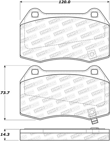 StopTech Street Brake Pads