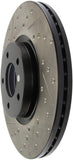 StopTech 07-09 Mazda 3 Right Front Slotted & Drilled Rotors