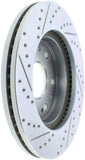 StopTech Select Sport 07-11 GM Silverado 1500 Slotted and Drilled Left Front Rotor