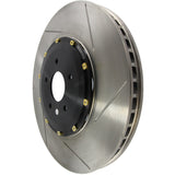 StopTech 09-11 Nissan GT-R Front Left Slotted Bare Iron 380x34mm AeroRotor Kit