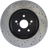 StopTech 04 Lexus RX330 SportStop Slotted & Drilled Left Rear Rotor
