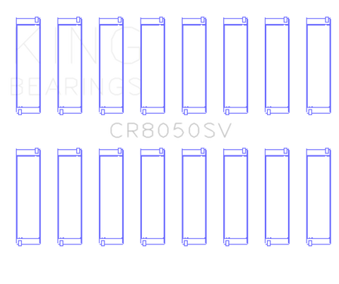 King Engine Bearings 11+ BMW S63/S63N/N63/N63N Rod Bearing Set