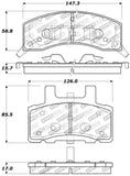 StopTech Sport Brake Pads w/Shims and Hardware - Front