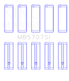 King Engine Bearings Hyundai G4KE/G4KC Main Bearings (Set of 5)