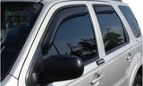 AVS 04-14 Ford F-150 Supercab Ventvisor In-Channel Front & Rear Window Deflectors 4pc - Smoke