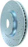 StopTech Select Sport Nissan Slotted and Drilled Front Left Rotor