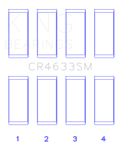 King Engine Bearings 2008 Mini Cooper N14 Turbo Rod Bearing Set - Size STD