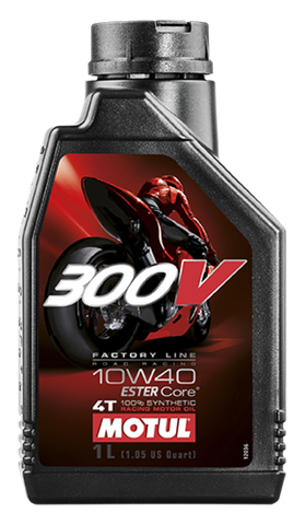 Motul 1L Synthetic-ester Oil 300V Factory Line Road Racing 10W40