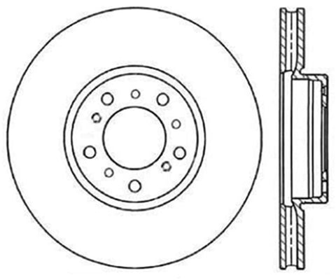 StopTech Slotted & Drilled Sport Brake Rotor