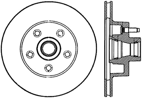 StopTech Slotted & Drilled Sport Brake Rotor
