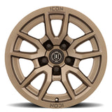 ICON Vector 5 17x8.5 5x5 -6mm Offset 4.5in BS 71.5mm Bore Bronze Wheel