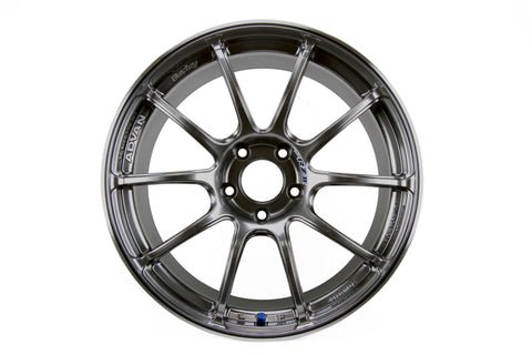 Advan RZII 17x9.0 +52 5-100 Racing Hyper Black Wheel