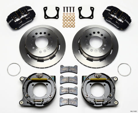Wilwood Dynapro Low-Profile 11.00in P-Brake Kit Chevy 12 Bolt Spcl 2.81in Offset