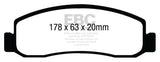 EBC 08-10 Ford F250 (inc Super Duty) 5.4 (2WD) Yellowstuff Front Brake Pads