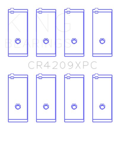 King Engine Bearings Toyota 3SGTE 16v 2.0L pMaxKote Performance Rod Bearing Set - Size STD