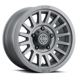 ICON Recon SLX 17x8.5 5x5.5 BP 0mm Offset 4.75in BS 77.9mm Bore Charcoal Wheel