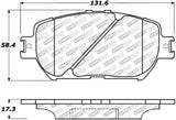 StopTech Street Select Brake Pads - Rear