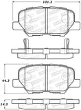 StopTech Street Brake Pads - Front