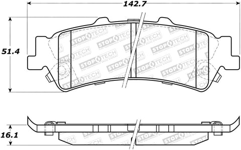 StopTech Street Brake Pads