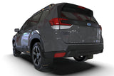 Rally Armor 22-24 Subaru Forester &amp; Wilderness Black UR Mud Flap w/Red Logo