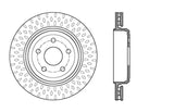 StopTech 12-15 Jeep Cherokee SRT8 Sport Slotted & Drilled Rear Passenger Side Rotor
