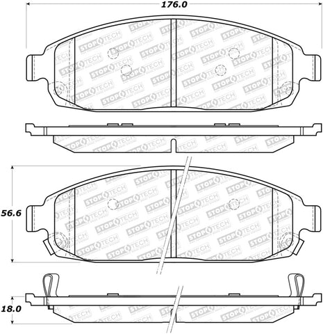 StopTech Street Brake Pads