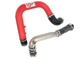 aFe BladeRunner 2.5in Red IC Tube Hot Side w/ Coupling & Clamp Kit 2016 GM Colorado/Canyon 2.8L