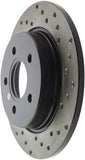 StopTech 13 Ford Focus ST Drilled Left Rear Rotor