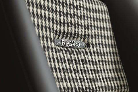 Recaro Classic LS Seat - Black Leather/Classic Checkered Fabric