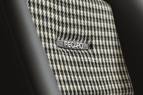 Recaro Classic LX Seat - Black Leather/Classic Checkered Fabric