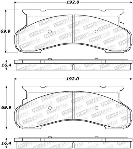 StopTech Street Brake Pads