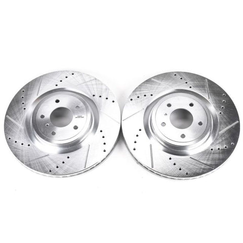 Power Stop 09-13 Infiniti FX50 Front Evolution Drilled & Slotted Rotors - Pair