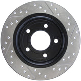 StopTech 04-10 Mazda3 Slotted & Drilled Right Rear Rotor
