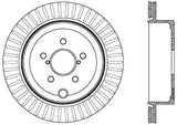 StopTech Power Slot 13 Scion FR-S / 13 Subaru BRZ Rear Left Slotted Rotor