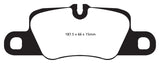 EBC 12-15 Porsche 911 (991) (Cast Iron Rotor only) 3.8 Carrera S Redstuff Rear Brake Pads